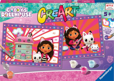 Ravensburger creart gabby's dollhouse - schilderen op nummer voor volwassenen