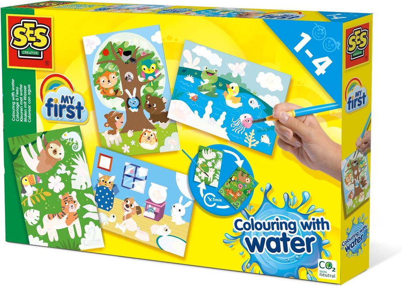 Afbeelding laden in galerijviewer, Ses creative ses my first kleuren met water - verborgen dieren
