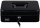 Black+decker black decker geldkistje - kluisje met 2 sleutels - staal - 25 x 18 x 9 cm - zwart