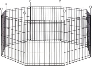 Beeztees premium vihar konijnenren xl - knaagdierenren - 8 panelen - paneel 60x70 cm - dia 155 cm