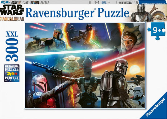 Ravensburger puzzel the mandalorian: crossfire - legpuzzel - 300 stukjes