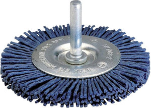 Wolfcraft - nylondraad schijfborstel voor boormachine - soft ø 75 mm - nylon borstel - 2726000