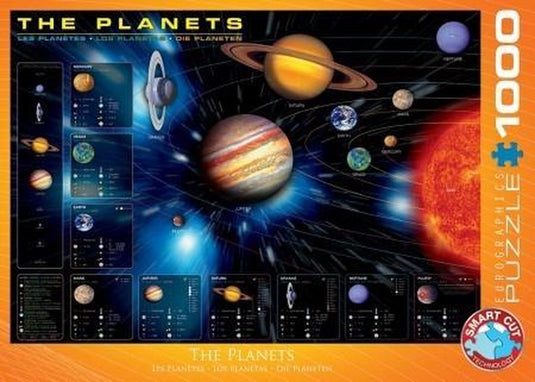 Eurographics - de planeten [the planets] - 1000 stukjes 68×48cm (b×h) - legpuzzel