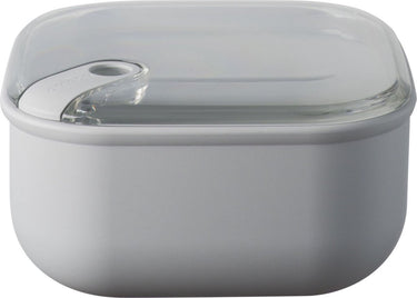 Omada - pull box lunchbox vierkant 2 liter - polypropyleen - grijs -