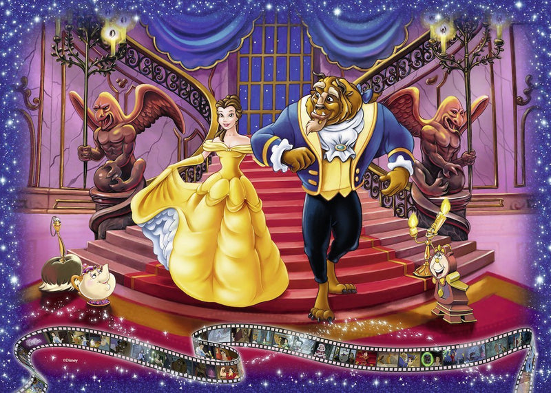 Afbeelding laden in galerijviewer, Ravensburger puzzel disney belle en het beest - 1000 stukjes legpuzzel.
