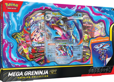 Pokémon tcg: mega greninja ex - premium collection