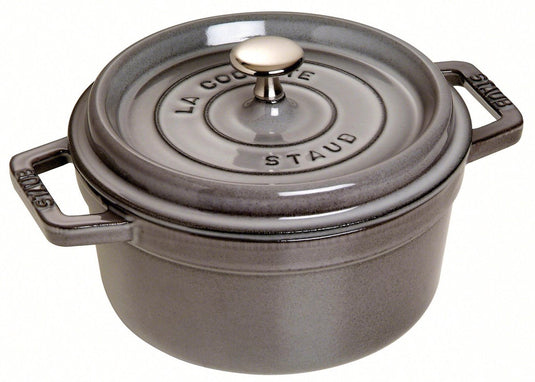Staub braadpan cocotte grafietgrijs - ø 18 cm 1.7 liter