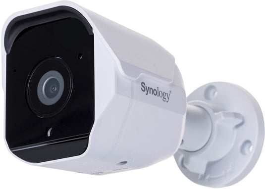 Synology bc500 - netwerkbewakingscamera - vochtbestendig - kleur (dag en nacht) - 5 mp - 2880 x 1620 - gemotoriseerd - audio - dc 12 v poe 802.3af