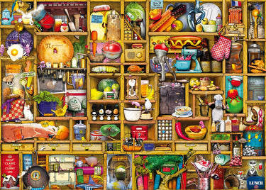 Ravensburger puzzel colin thompson kurioses küchenregal 1000 stukjes.