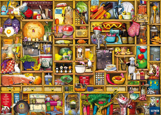 Ravensburger puzzel colin thompson kurioses küchenregal 1000 stukjes.
