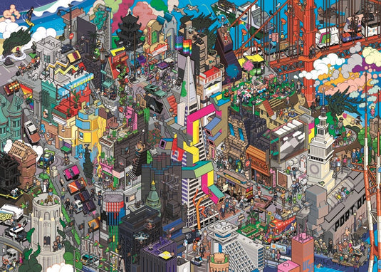 Heye puzzel san francisco 1000 stukjes - legpuzzel voor volwassenen.