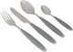 Gimex bestek - grijs - soft touch heft - 16-delig