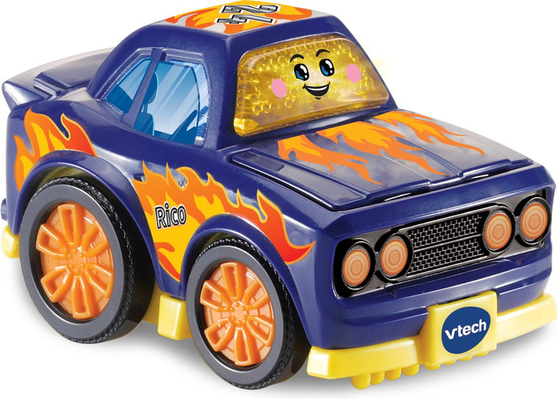 ギャラリービューアに画像をロードする, Vtech toet toet auto’s rico raceauto – speelgoed auto – met licht- en geluidseffecten – blauw – cadeau - 1 tot 5 jaar
