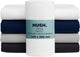Hush. living hush living - hoeslaken percale 140x200+30cm - 100% katoen - 200tc - extra fris en koel - sterk en slijtvast - elastiek rondom - wit