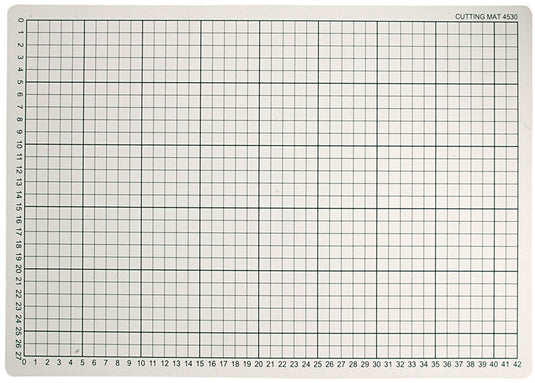Creativ company snijmat rubber met rasterlijnen, 30x45cm