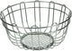 Artex metalen fruitmand fruitschaal zilver rond klein 24 x 24 cm - fruitschalen fruitmanden - draadmand