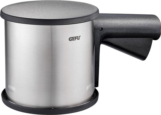 Gefu siva meel- en poedersuikerzeef 20,5 cm – eenhandsbediening – rvs – voor bloem, cacao en suiker
