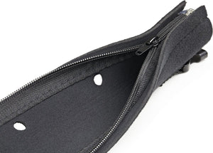 Startech .com 1m kabelmantel uit neopreen rubber met rits en gesp 3cm diameter computer stroom netwerk av kabelmanager flexibele kabelslang kabelsok kabelkous zwart