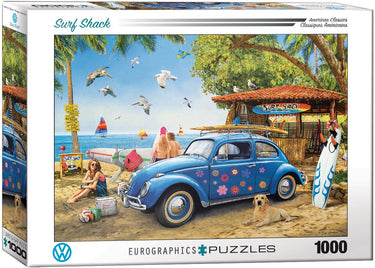 Eurographics vw surf shack - 1000 stukjes 68x48cm (lxb) - legpuzzel