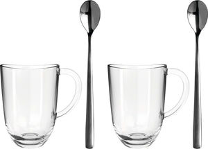 Leonardo napoli latte machiatto set 380ml - 4delig