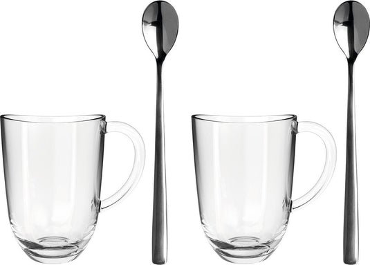 Leonardo napoli latte machiatto set 380ml - 4delig