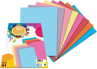 Craft sensations gekleurd papier fluor | formaat a4 | 40 vellen | 75 gram | 5 verschillende kleuren | papier | vouwen | origami | knutselpakket | voor kinderen