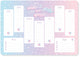 Kangaro weekplanner - purple passion - 21x29,7cm - 80 grams - 120 pagina's - k-pm010017