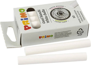 Creativ company https: www.cchobby.nl schoolbordkrijt-l-8-cm-d-10-mm-wit-10-stuk-1-doos