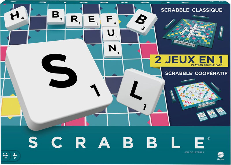 ギャラリービューアに画像をロードする, Mattel games scrabble together - bordspel - 2 jeux en 1 - franstlig

