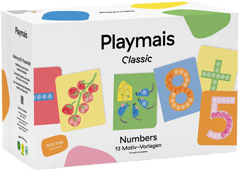 ギャラリービューアに画像をロードする, Playmais classic numbers - 800 stukjes
