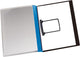 Jalema rapportenmap clip blauw 1 stuk