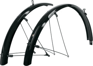 Sks bluemels basic 53 mm spatbord zilver 26´´