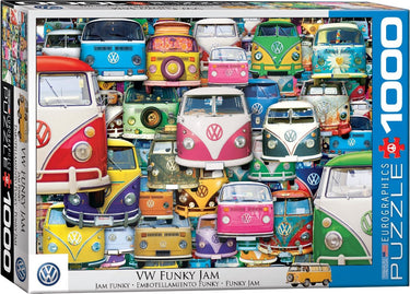 Eurographics volkswagen - vw funky jam - 1000 stukjes 68×48cm (b×h) - legpuzzel
