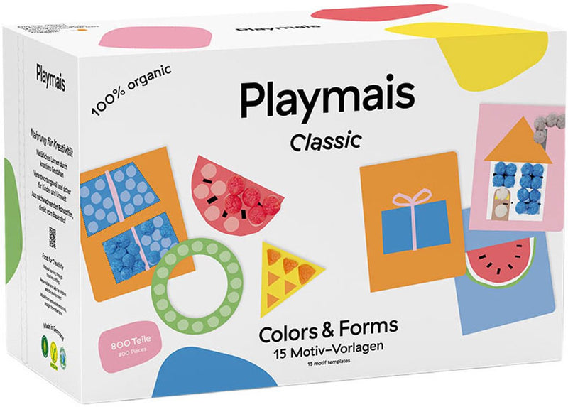 Afbeelding laden in galerijviewer, Playmais classic colors forms - 800 stukjes
