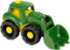 Klein toys john deere trekker - schaal 1:50 - perfect voor de zandbak of kinderkamer - groen geel