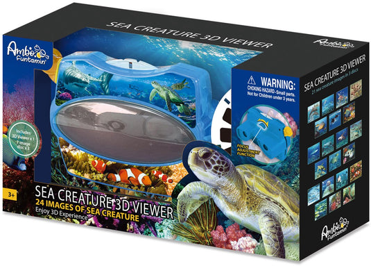 Ambo 3d viewer speelgoed zeedieren educatief karton multicolor.