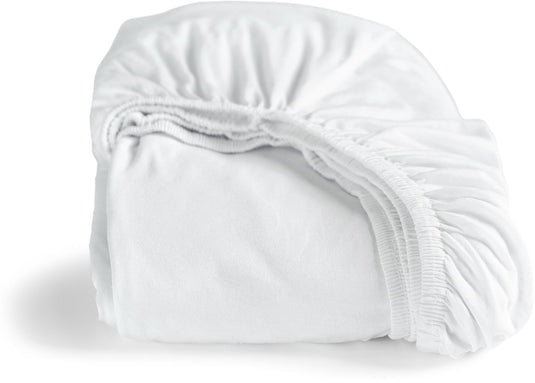 Cinderella - hoeslaken - tot 35 cm matrashoogte - double jersey - 180x200 210 cm - wit