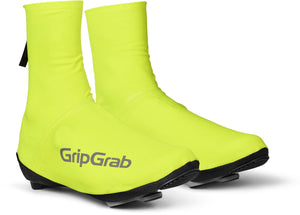 Gripgrab - pacr waterproof wielren overschoenen waterdichte race fiets regen fietsoverschoenen - unisex - geel hi-vis