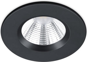 Trio zagros - inbouwspots - zwart mat - incl. 1x smd 5w