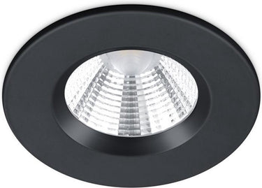 Trio zagros - inbouwspots - zwart mat - incl. 1x smd 5w