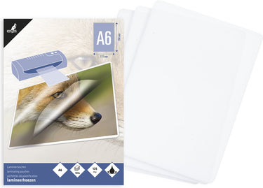 Kangaro lamineerhoes - a6 - 125 micron - glanzend - 100 stuks