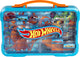 Klein toys hot wheels - verzamelkoffer - vitrine - geschikt voor 54 auto's - blauw oranje
