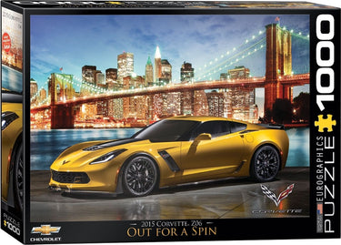 Eurographics - corvette z06 out for a spin - 1000 stukjes 68×48cm (b×h) - legpuzzel