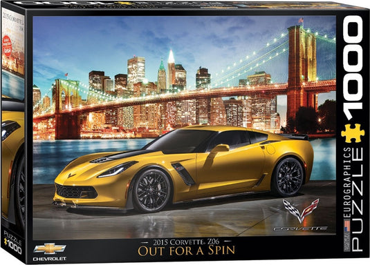 Eurographics - corvette z06 out for a spin - 1000 stukjes 68×48cm (b×h) - legpuzzel