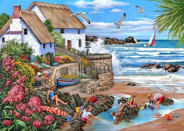 House of puzzles seaspray cottages puzzel 1000 stukjes