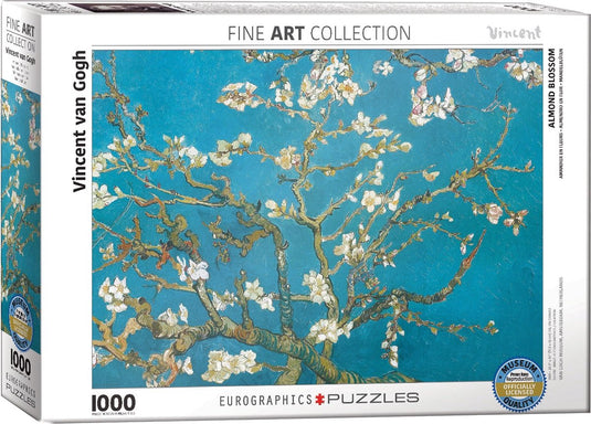 Eurographics - amandelbloesem [fleurs d'amandier] - vincent van gogh - 1000 stukjes 68×48cm (b×h) - fine art legpuzzel