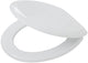 Tiger burley - toiletbril met deksel - mdf - wit