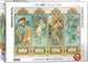 Eurographics - de vier seizoenen [les quatre saisons] - alphonse maria mucha - 1000 stukjes 68×48cm (b×h) - fine art legpuzzel