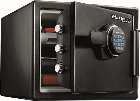Masterlock kluis - kluis brandwerend - cijferslot - brandwerende kluis - 34.8 x 41.5 x 49.1 cm - zwart