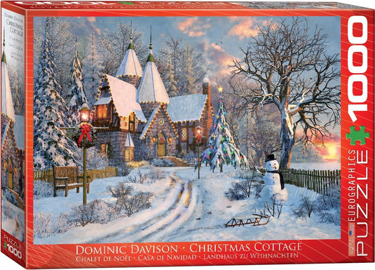 Eurographics - kersthutje [christmas cottage] - dominic davison - 1000 stukjes 68×48cm (b×h) - legpuzzel